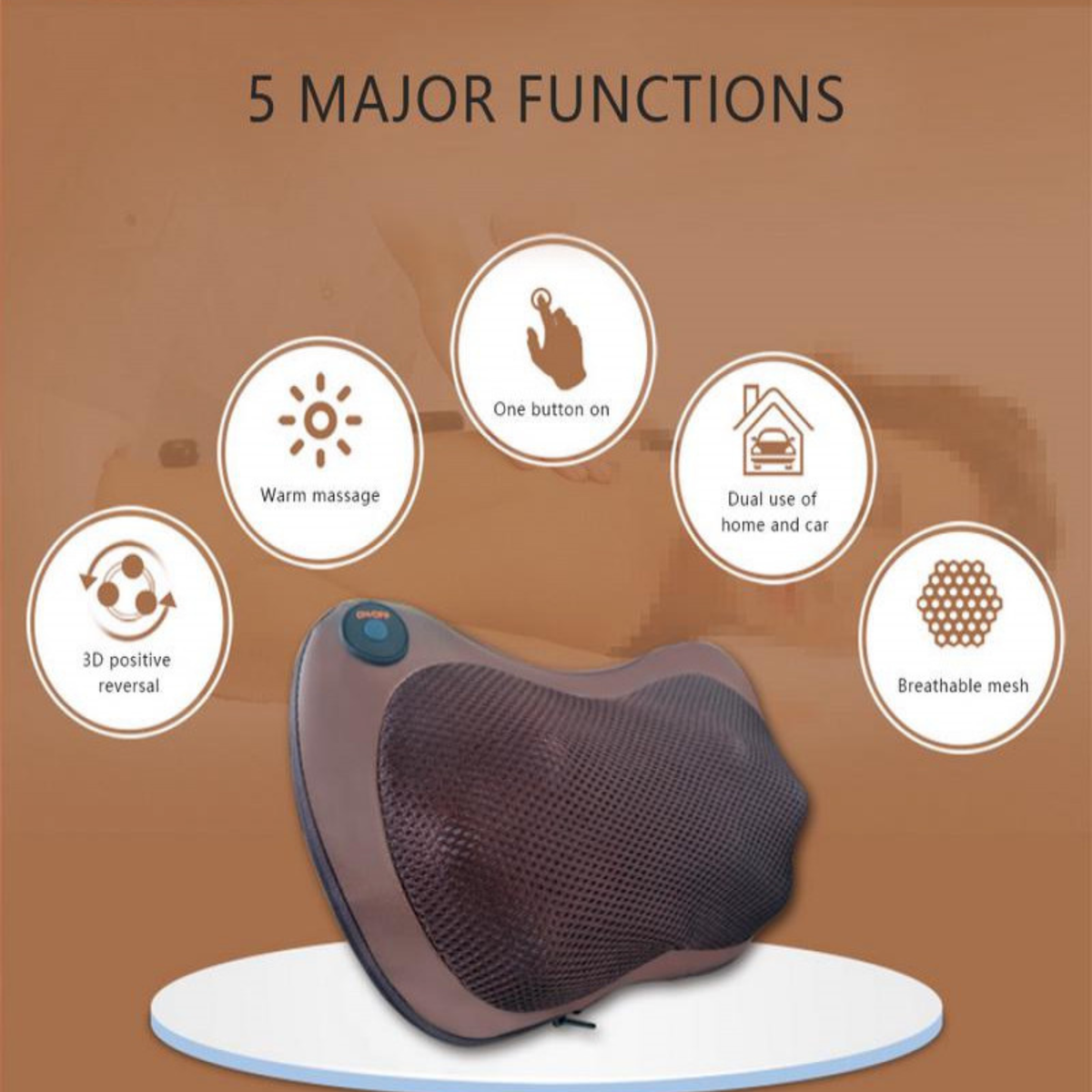 Neck Massager Pillow with Heat