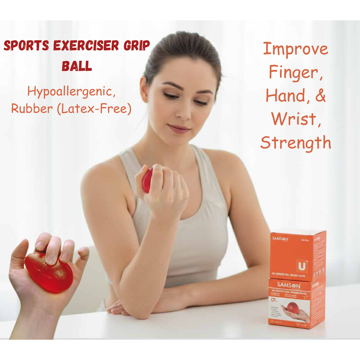 Grip Ball For Stress Relief