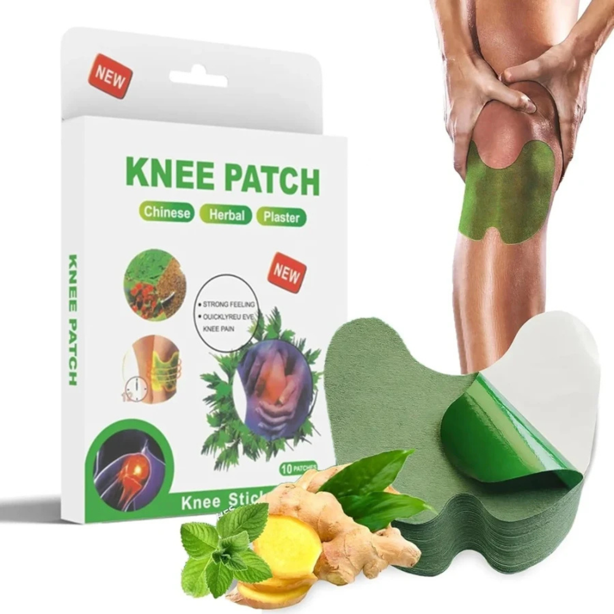 Natural Herbal Knee Patches