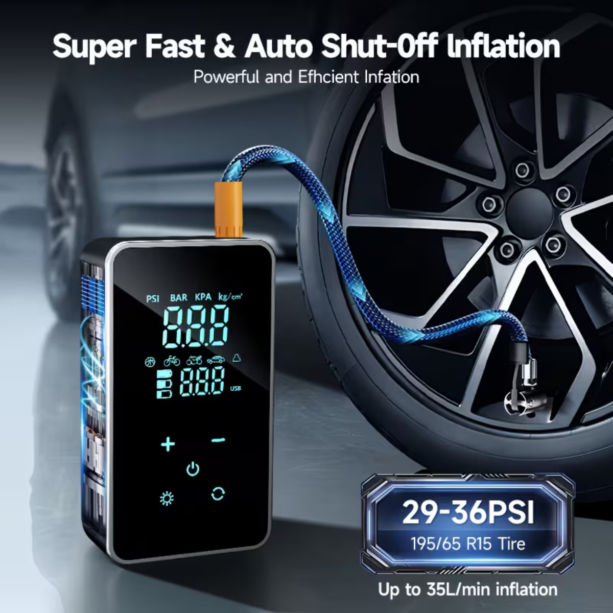 Multi-Purpose Digital Air Compressor