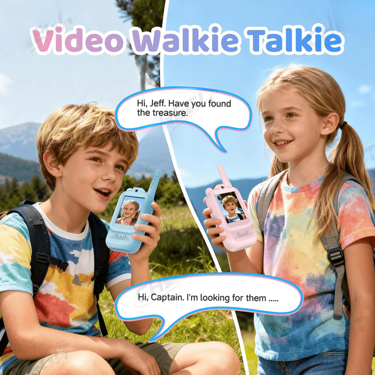 Kids Walkie Talkies with Camera