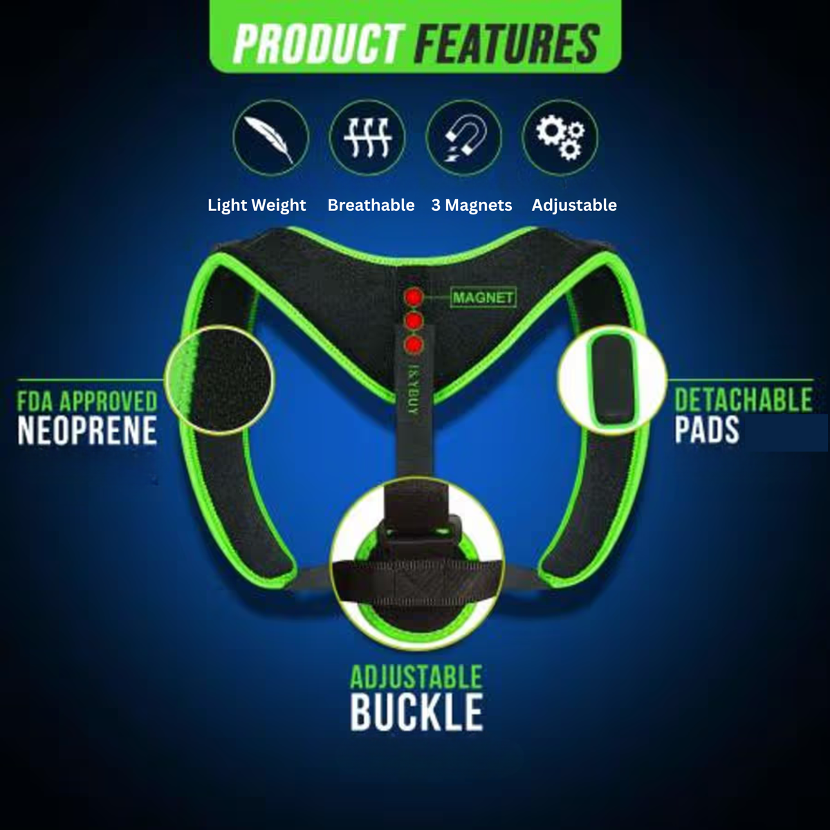 Posture Trainer for Neck & Shoulders