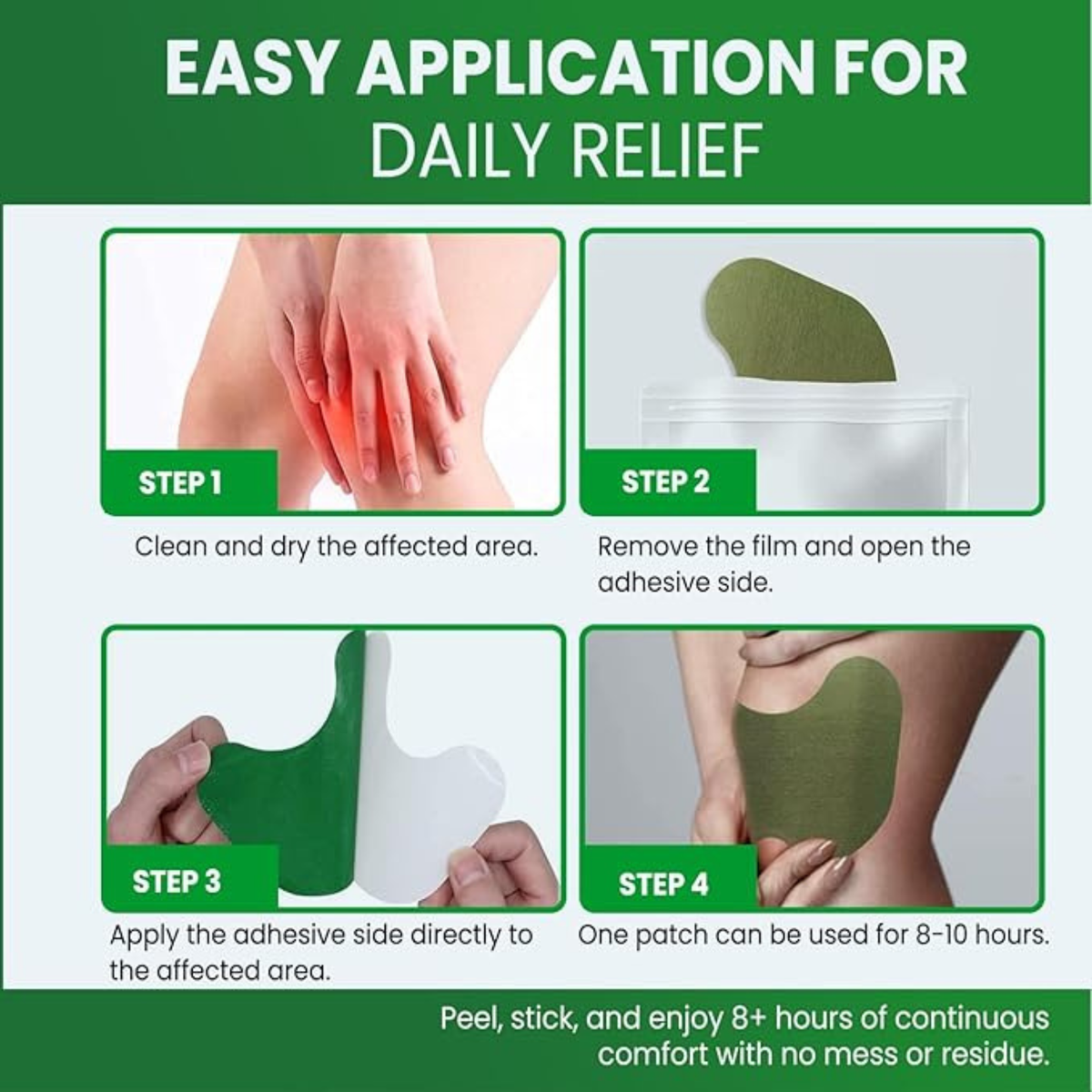 Natural Herbal Knee Patches