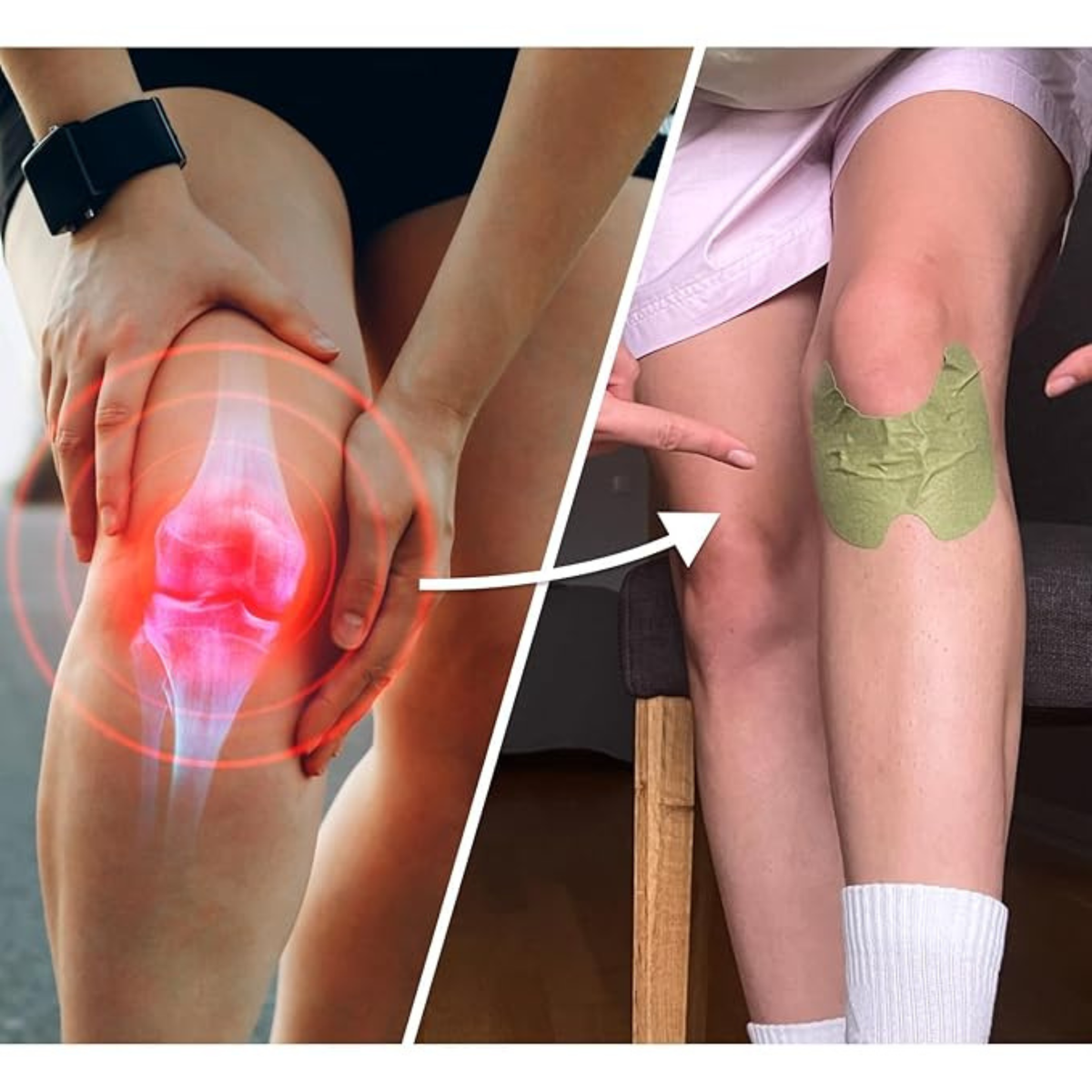 Natural Herbal Knee Patches