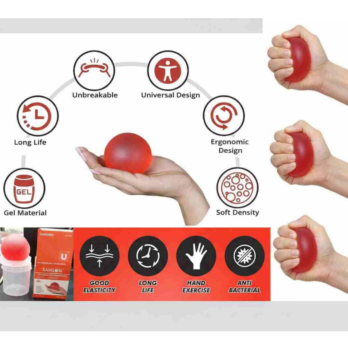 Grip Ball For Stress Relief