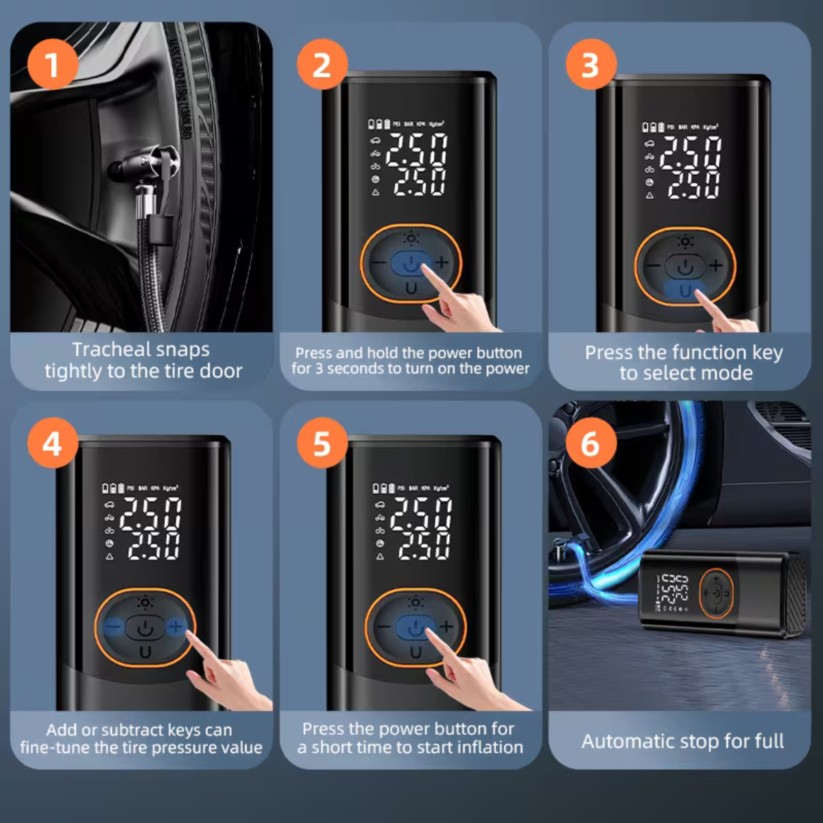 Tire Inflator Air Compressor