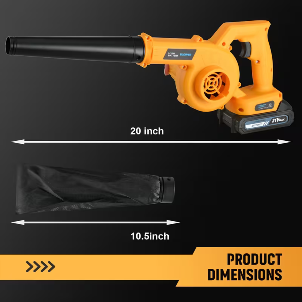 Lightweight Leaf Blower & Vacuum