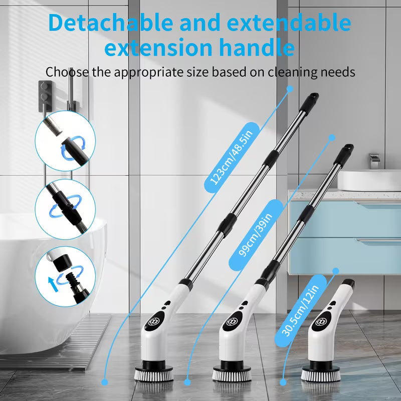 9-in-1 Electric Spin Scrubber