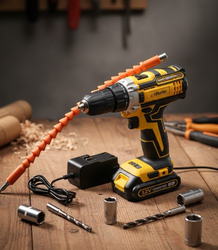 Rechargeable Drill with 2 Batteries